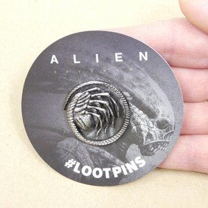 FREE ADD ON WITH PURCHASE Alien Covenant Loot Crate Facehugger Pin